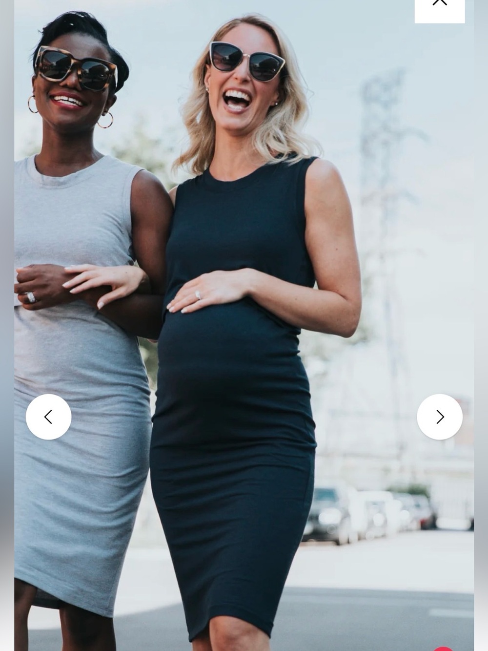 MLM Navy Sleeveless “Little Breastfeeding Dress” (Nursing/Maternity)